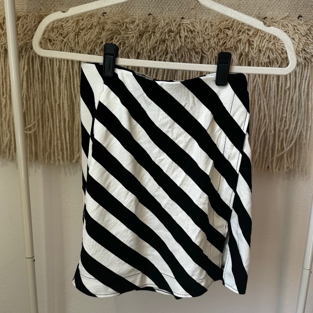 Striped Mini Skirt
